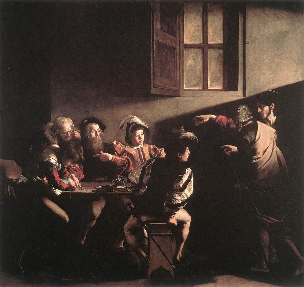 Calling of St. Matthew Caravaggio